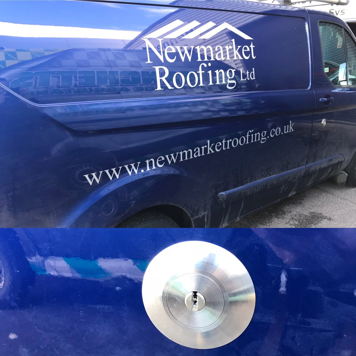 van_system's tweet image. #Replock fitted to a #Ford #Transit #Custom #replacementlock #secure