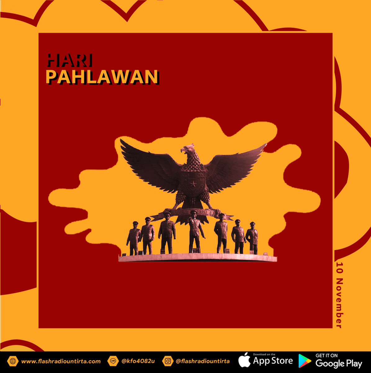 [HARI PAHLAWAN]

Bangsa yang besar adalah bangsa yang menghargai jasa pahlawannya. Dan cara terbaik berterima kasih pada pahlawan adalah meneruskan perjuangan mereka dengan menjaga keutuhan bangsa.

FLASH RADIO, is my soul.