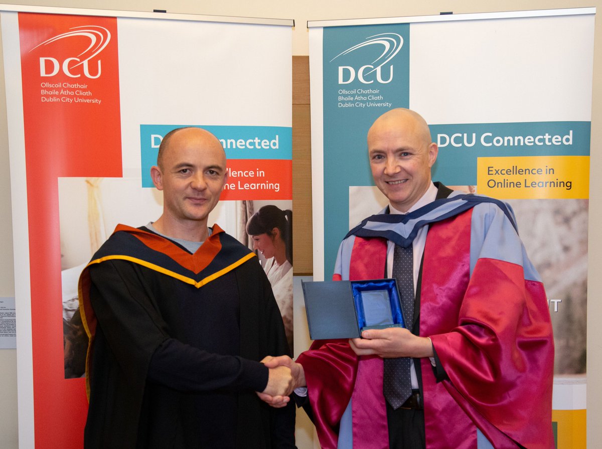DCU_Connected's tweet photo. Well done to top BA in Humanities graduate Ronan Kearney who said of his online studies - "Along with the leading technology in use at DCU, complemented by highly professional, enthusiastic & supportive staff, it was an absolute pleasure to study on the programme"#DCUclassof18 https://t.co/ogOP4UnZl6