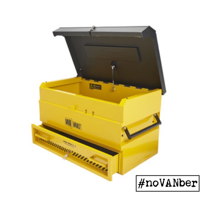 pbplumber's tweet photo. Want to #WIN this Van Vault safe storage box to protect your tools?
Retweet this tweet and when we hit 18,000 #noVANber signatures a winner will be chosen at random 👏🏽
Thanks to @VanVault for donating the prize 🙌🏽
Please sign and share the petition👇🏽
https://t.co/ydVFCjvmo0 https://t.co/rRkYBpWsxT