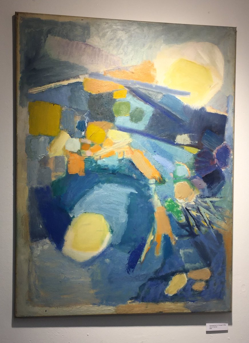 MadeleineM_Vln's tweet photo. #GeraldMarks (1921-2018) Memorial Show @HeatherleyArt SW10 0RN today 11-4. One day only. Paintings incl @GuinnessGB Earls Court 1940. Graduate @CentralSchoolLC Taught @CroydonCollege 25 yrs https://t.co/RG7x3MAWG4
