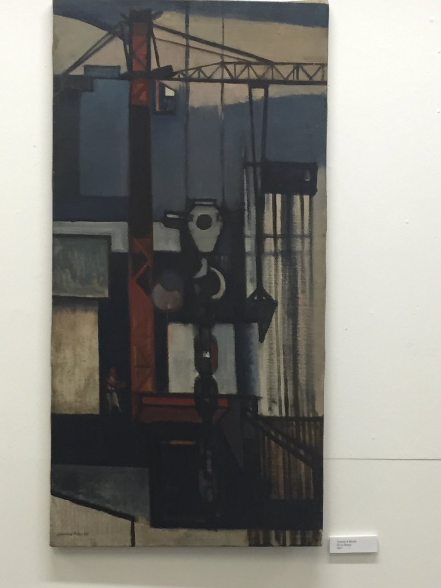 MadeleineM_Vln's tweet photo. #GeraldMarks (1921-2018) Memorial Show @HeatherleyArt SW10 0RN today 11-4. One day only. Paintings incl @GuinnessGB Earls Court 1940. Graduate @CentralSchoolLC Taught @CroydonCollege 25 yrs https://t.co/RG7x3MAWG4