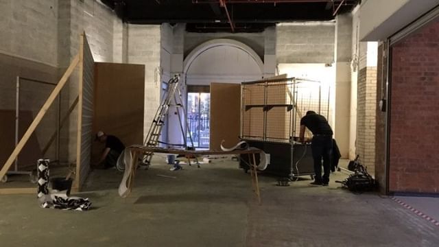 neo_artists's tweet photo. Day 4 of the install in New @neogalleryx, two flats in record time, new exhibition! @CorinnaDSchoto (Working Title) with the help of @mattbell_art at @marketplacebolton #Bolton #Painting #Screenprinting #Wallpaper using @screenstretch supplies #Installat… https://t.co/OtnqZdVszH https://t.co/6bXIngVb2f
