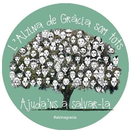 PConstGracia's tweet photo. Totes som l'alzina de #Gràcia. Totes contra l'#especulació immobiliària i en defensa del patrimoni històric, arquitectònic i natural dels nostres barris.
#salvemlalzinadegracia
#alzinagràcia https://t.co/xpoOiHHsAy