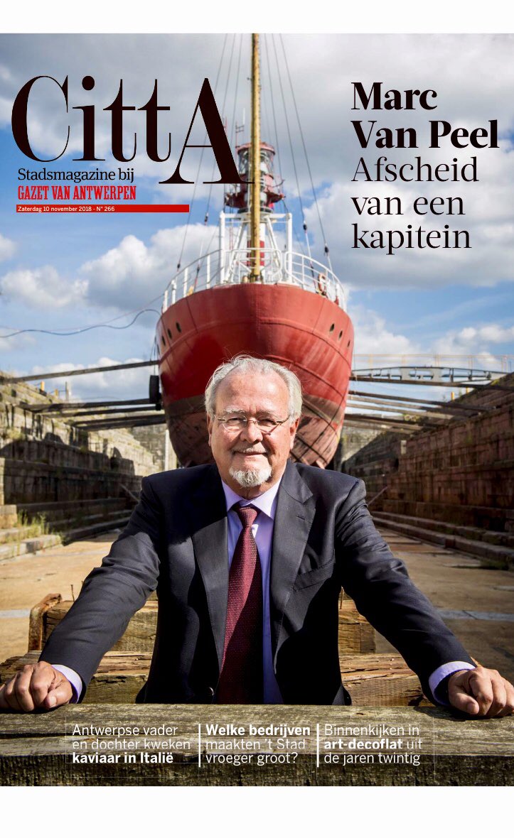 ‘Het is goed voor de Antwerpenaar en dat is wat telt.’ Voor Citta <a href="/gva/">Gazet van Antwerpen</a> wandelen we langs vijf bijzondere plekken in #Antwerpen: 
Onze Lieve Vrouwekathedraal, Sint Augustinuskerk, @dewaterbusbe, Havenhuis en
Droogdokkenpark. Een interview over realisaties, onze haven &amp; dromen.