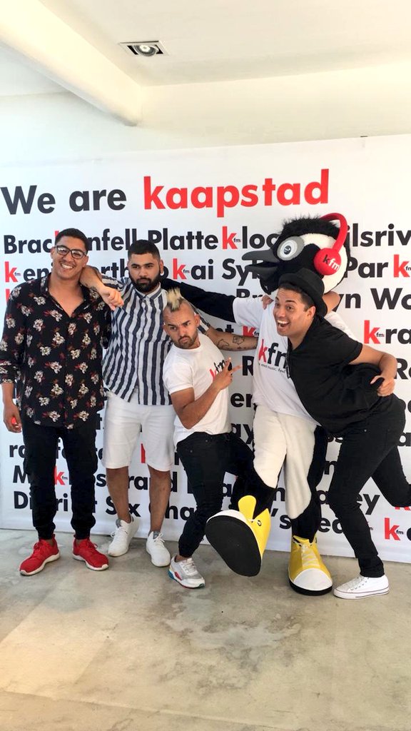 KFMza's tweet photo. It's all happening @AtTheNek with @Sherlin_Barends @Craigycracks @carlwastie @masi_tee @Mamohau_S 

We've got the Big Red K, we need you to bring the FM and you could win R10 000

#KfmLovesKaapstad 
#TheNek https://t.co/Vus0pLS42B