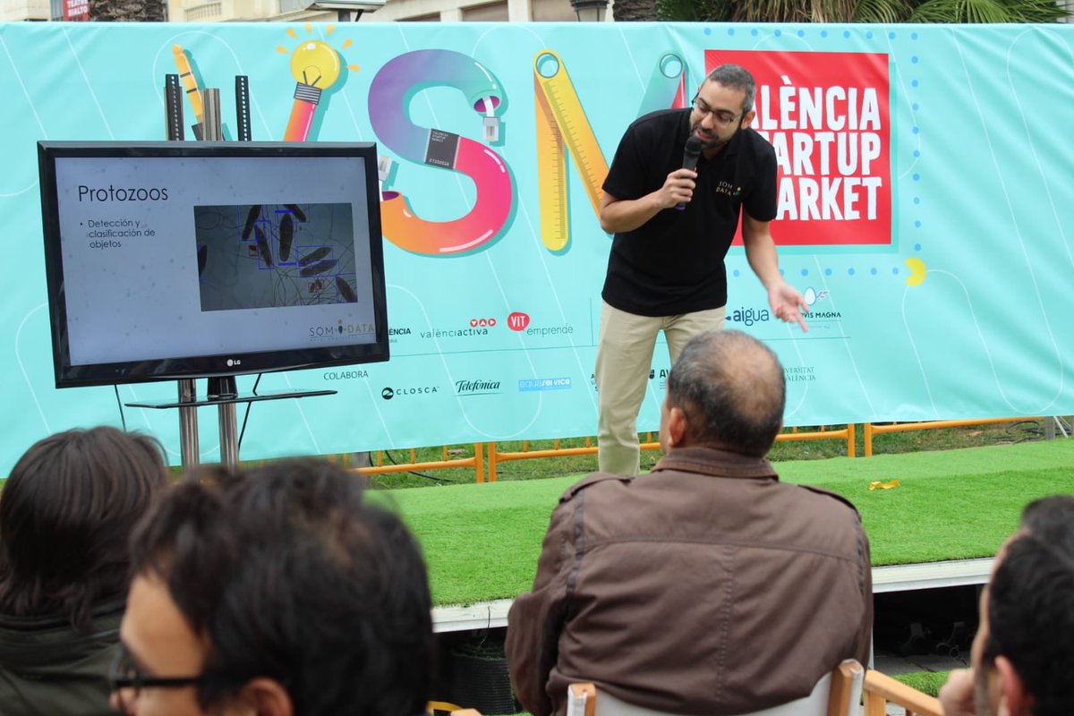 valenciactiva_'s tweet photo. Acabamos de escuchar en el escenario del #VLCStartupMarket a @GlobalOmnium y @SPMstartups, que nos han explicado el trabajo que realizan  desde su aceladora corporativa y han presentado un caso de éxito desarrollado en su organización: @SomDataEs https://t.co/hFU5u40zzI