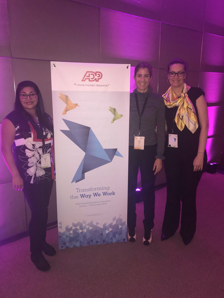 Esta semana estuvimos en Madrid en el Partner Executive Convention de ADP, nuestro socio mundial para los servicios de pago de nómina.  Olé Madrid!