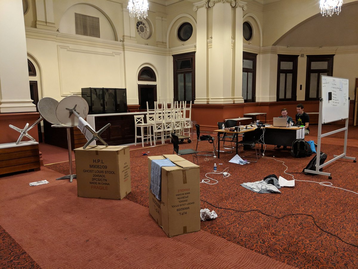 iMarkPhillips's tweet photo. Some teams know how to make a mess at #SWRocky https://t.co/4GK89jVZbc