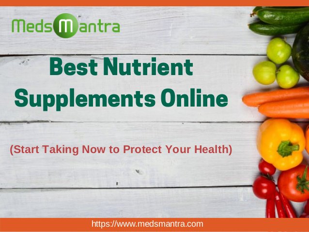 mdsmntra's tweet photo. Natural Nutritional Supplements Online In India At #Medsmantra

Natural #nutritional #supplements can boost your health even if you are eating right and exercising on a regular basis. To know more contact us: 18003130607 https://t.co/CsH4OyMfDV
