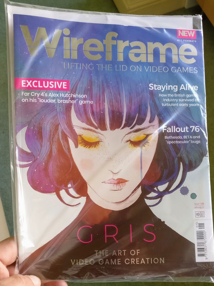popey's tweet photo. First (free) issue of Wireframe magazine from @Raspberry_Pi just dropped on the mat. Enjoyed what I've read so far.  Good mix of review, code, retrospectives. Have subscribed. They have a discount code for first 6 issues at £12 (UK). https://t.co/rz7KyCEHVd https://t.co/ZqzoDM1Kzq