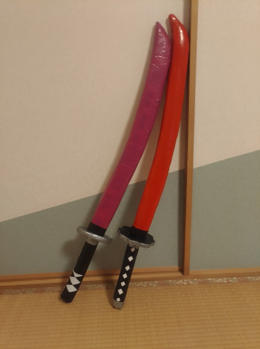rivergissan's tweet photo. 刀タイプのLARPソード二本目!
ちょっと鍔が大きい気がするけどまぁ気にしない
#LARP武具
#LARPSWORD https://t.co/TGaW9BbvgM