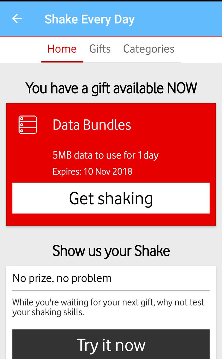 leander_f's tweet image. Really @Vodacom what the hell am I suppose to do with 5MB? Next time just tell me there are no prizes available. #Vodacom #ShakeEveryday #BetterOffWithout