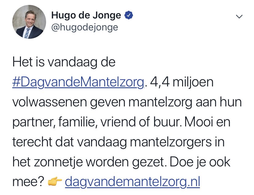 anita_betten's tweet photo. Is dit dezelfde man @hugodejonge? Steeds aangeven hoe belangrijk en mooi de zorg is en deze zelfde groep keihard afstraffen als zij geen wurgcontract met schandalig tarief tekenen? Ik zie nogal in discrepantie en hipocrisie in deze 4 berichten, allen van 10/11/18 #actiefysio https://t.co/ff5ngz1g03