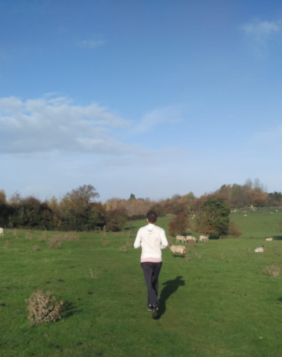 BlairBigham's tweet image. Just running through a field of sheep. No big deal. Enjoying a weekend in the English countryside w Uganda buddy and orthopedic rezzie Alex. What did we talk about on our run? When to washout open fractures in Malawi. #nerdrun ⁦@LSHTM⁩ ⁦@MacEmerg⁩ ⁦@mac_ortho⁩