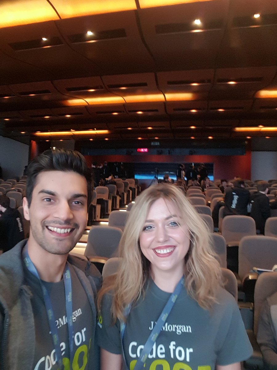 Brett_Heasman's tweet image. Having the most incredible time at JP Morgan 24h #hackathon . So impressed by the students, their energy and creativity! #codeforgood