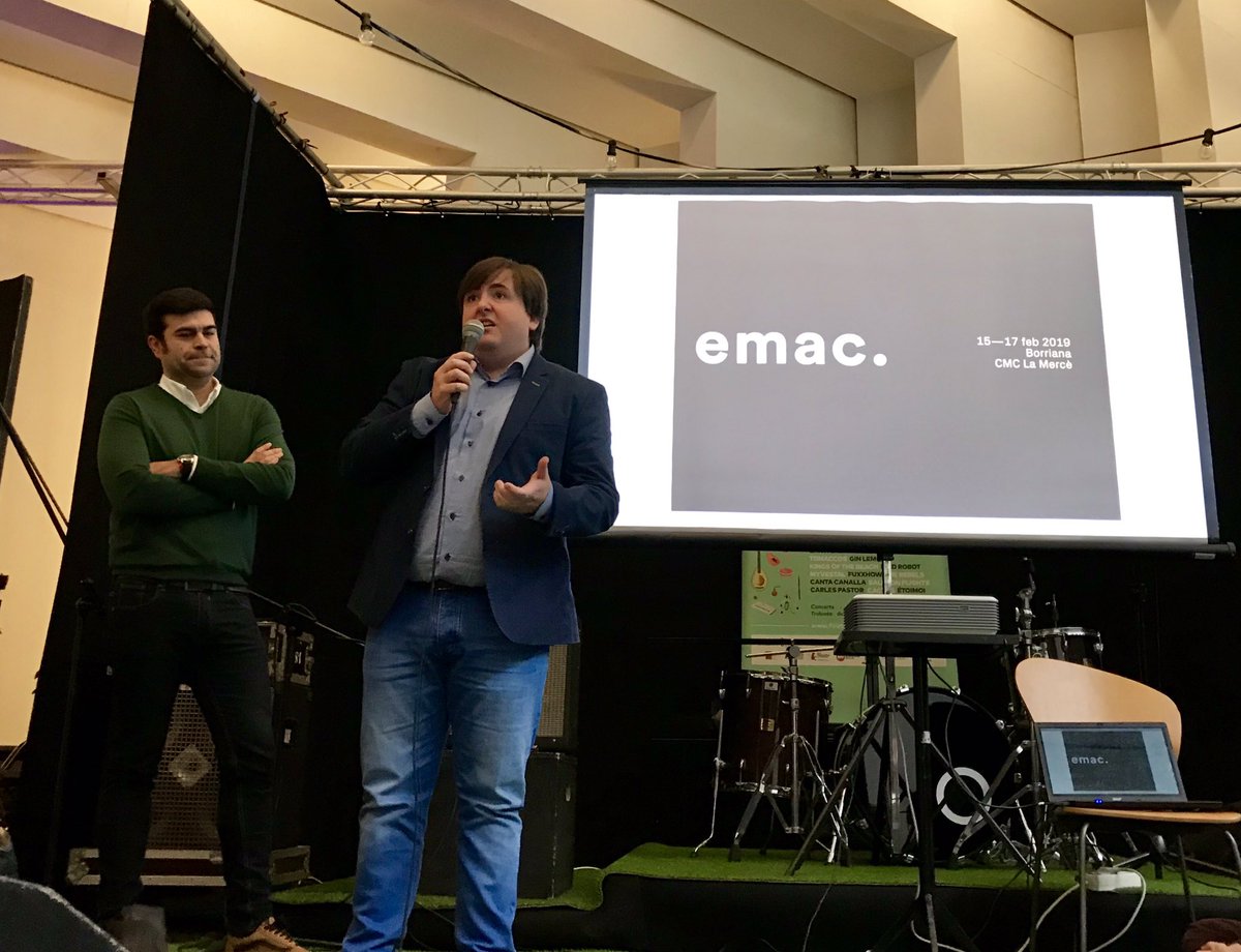 FiraTroVAM's tweet photo. Presentació de l’ @BorrianaEmac i la seua programació 2019. Desenvolupament cultural de la ciutat de Borriana amb un projecte modern i interessant que connecta amb lo local. #Trovam2018 https://t.co/tmW9WcjsqY