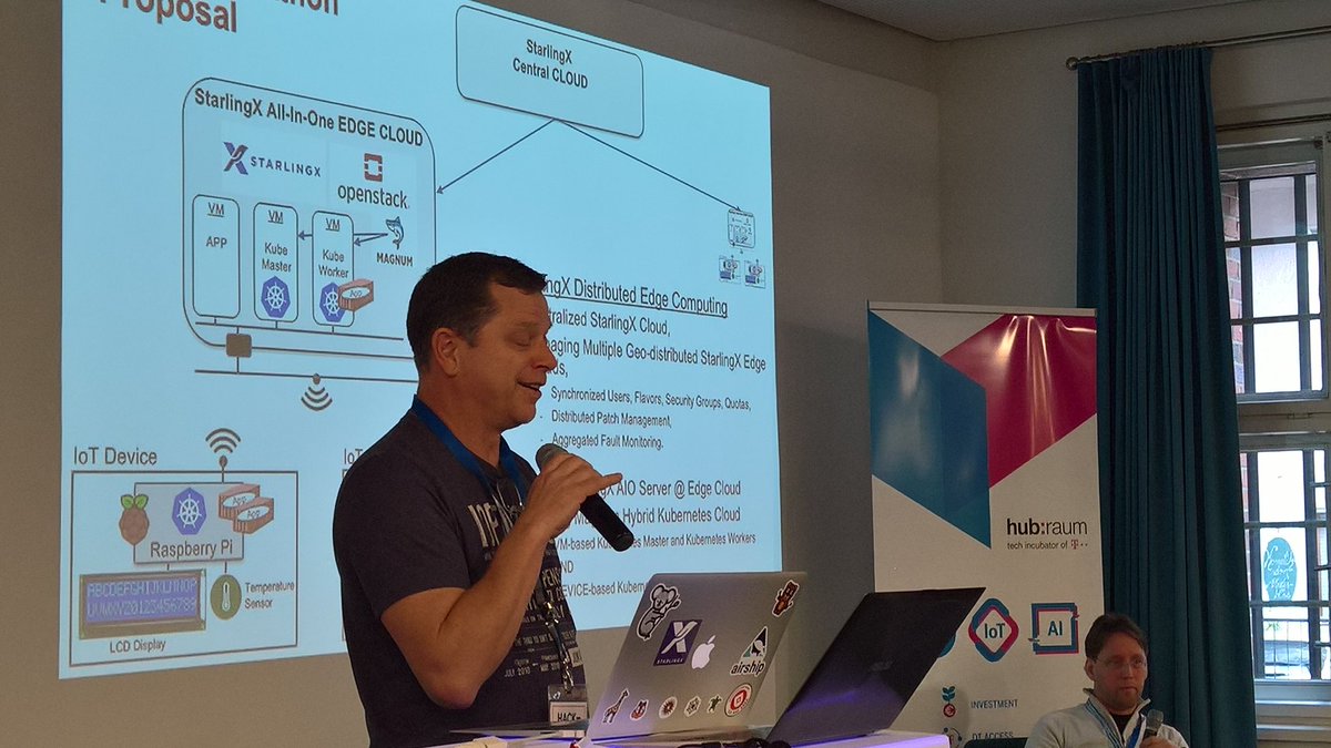 eumel_8's tweet image. #OpenStackHackathon @gregwaines explains @starlingx