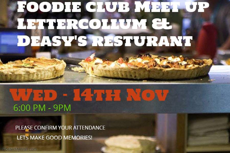 MichelleHRyan's tweet photo. #Free #FoodieClub MeetUp 14th Nov @clonakilty for #foodlovers.. https://t.co/vc4sMLeLeQ