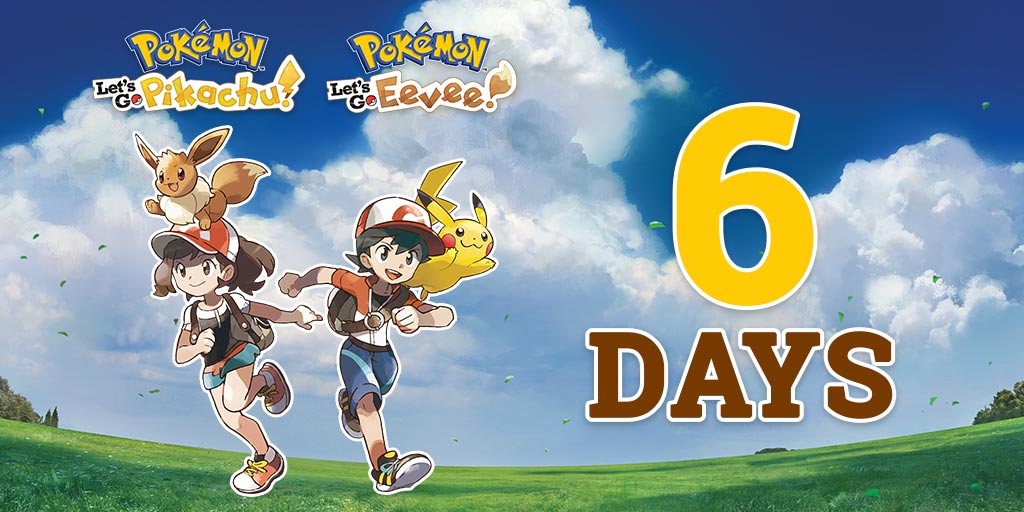 Pokemon's tweet image. Whether you’re journeying with Pikachu or exploring with Eevee, you can make your #PokemonLetsGo adventure your own! bit.ly/2ODQ2BX
