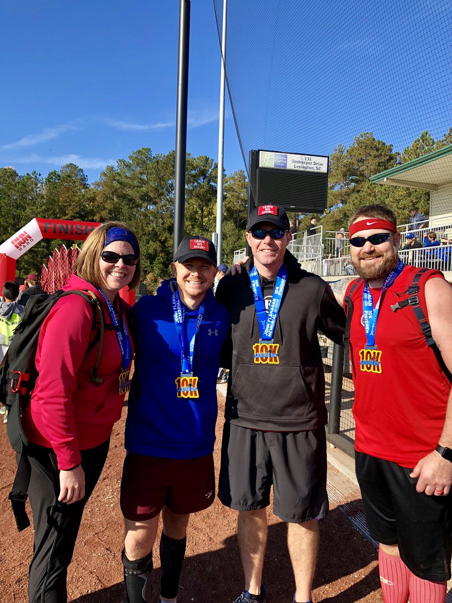 FiA_Glee's tweet image. Nothing like a 10K to get your day started off right! Remembering a wonderful man with a strong witness and legacy! Thankful for my husband and friends to encourage and support me along the way!
#LeaveNoDoubt
#CheechStrong 
#BetterTogether