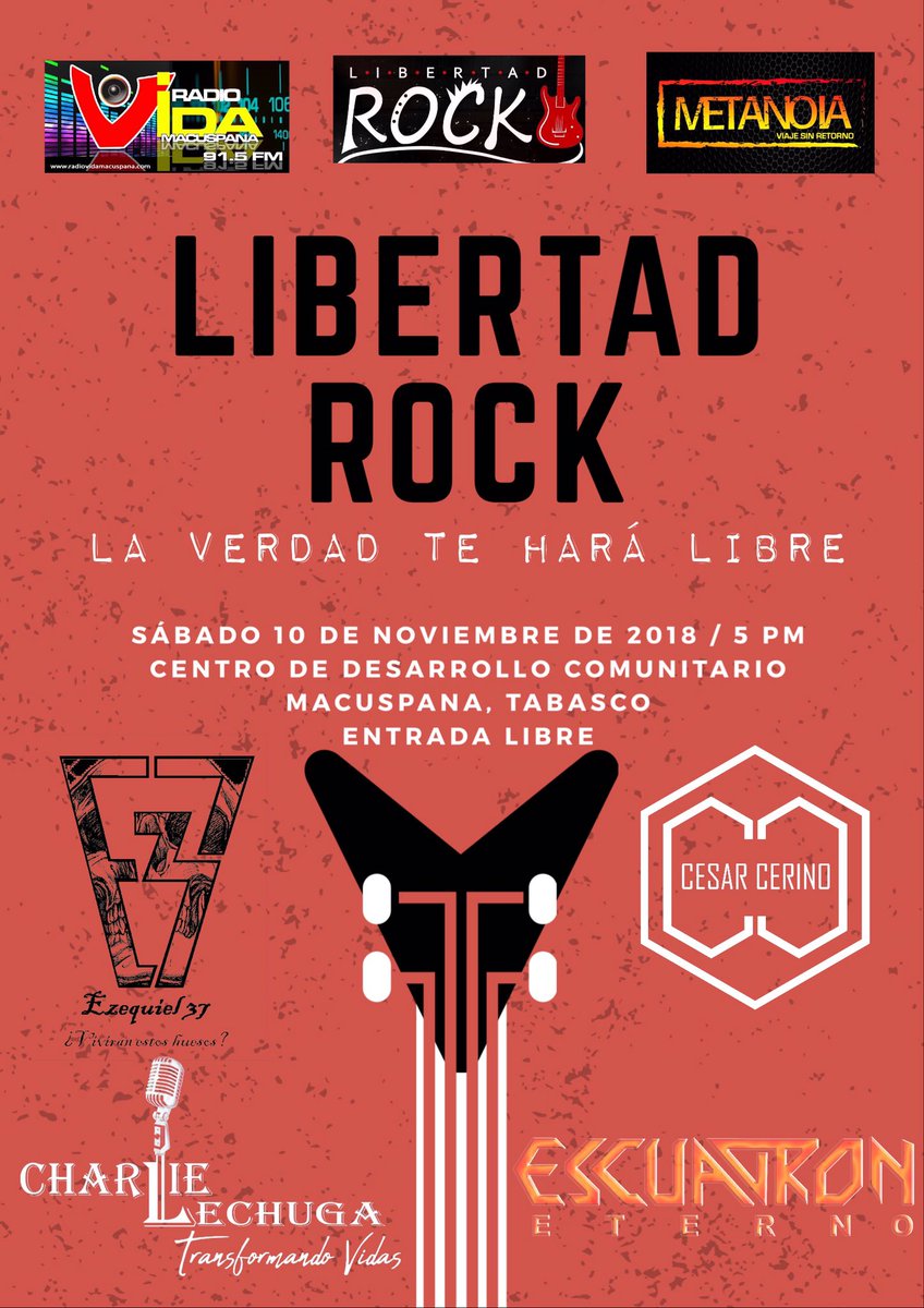 Libertad_Rock's tweet photo. Te esperamos hoy #LibertadRock https://t.co/3g7K33qXgn