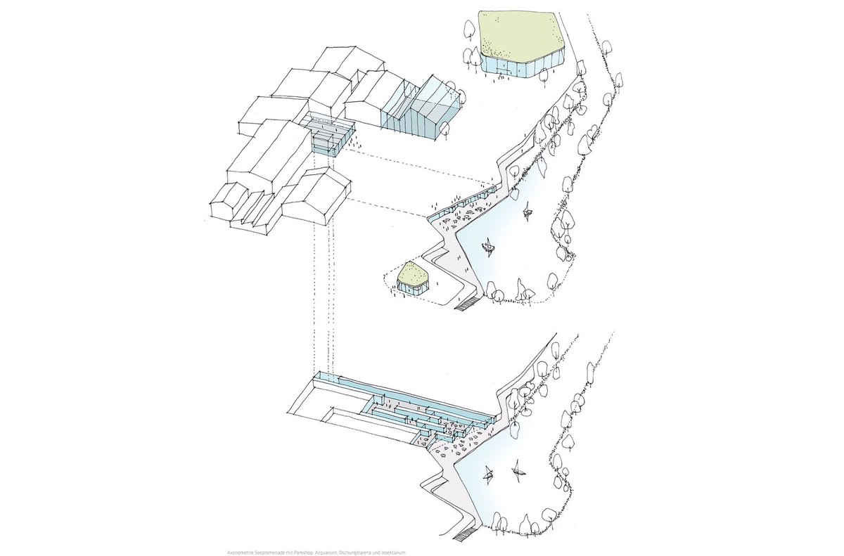 POLA and Baumschlager Eberle Architekten got an honorable mention for there competition entry „Grünes Erlebniszentrum Luisenpark“ #Mannheim. #Competition #thankstotheteam #poeticlandscape #luisenpark