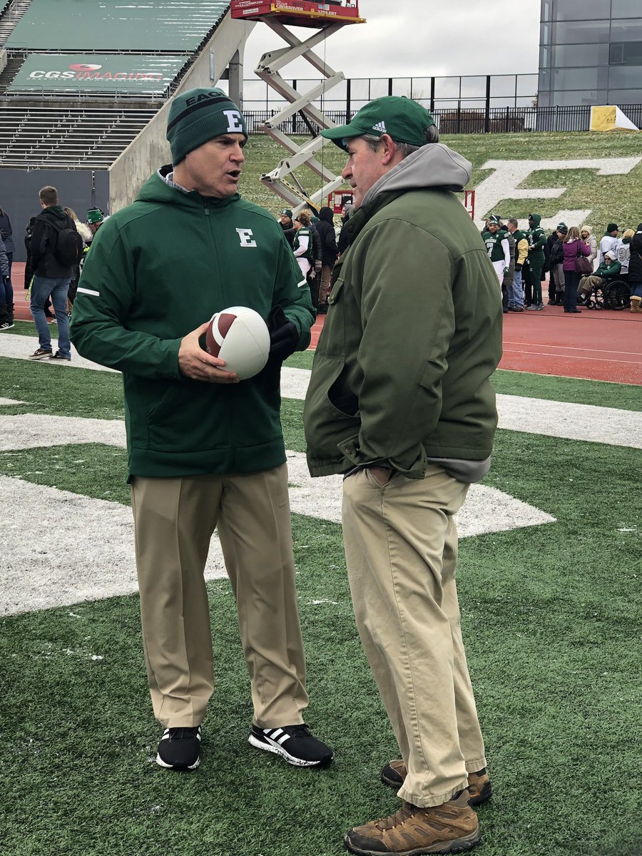 Our Honorary Coach of the Game is Brendan Flaherty. Brendan is a Eastern Michigan University graduate and former football player from the class of 1990. A member of the 1987 California Bowl team and a 1989 senior team captain.
