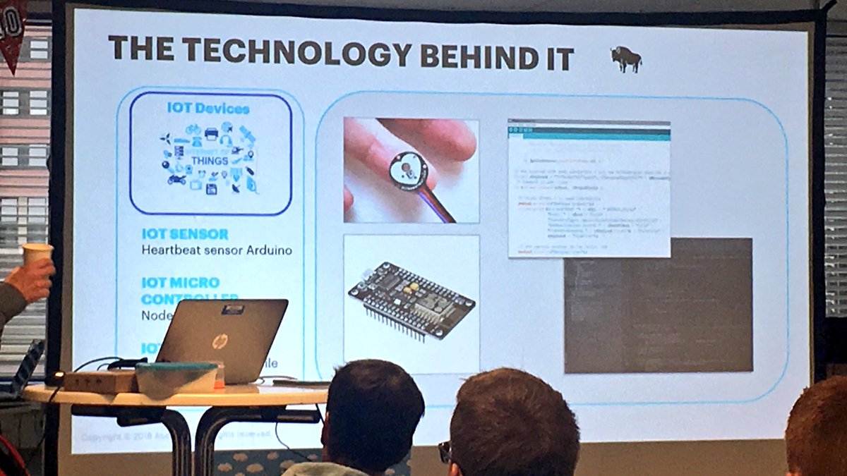 KaliszKarol's tweet photo. Tall about monitoring #animals and their stress by #heartbeatsensor (caused by visitors) in park by with @SAP_IoT #SAPCloudPlatform #sitnl btw, one showcase animal was just #3dprinted today ;-) by https://t.co/fCMqA2pGih https://t.co/2tGQKjHGHy