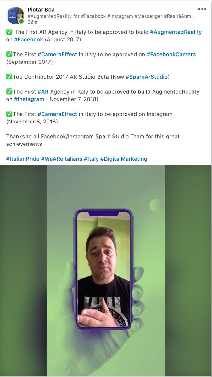 PiotarBoa's tweet image. Introducing myself in #augmentedreality world #FacebookCamera #InstagramCamera