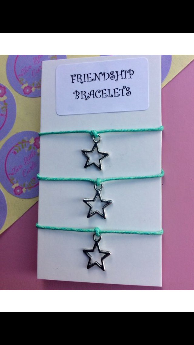 TwoLittleCurls's tweet photo. Why not treat a special friend to these friendship wish bracelets?  #handmadehour #etsygifts https://t.co/lOT0ksM3r8