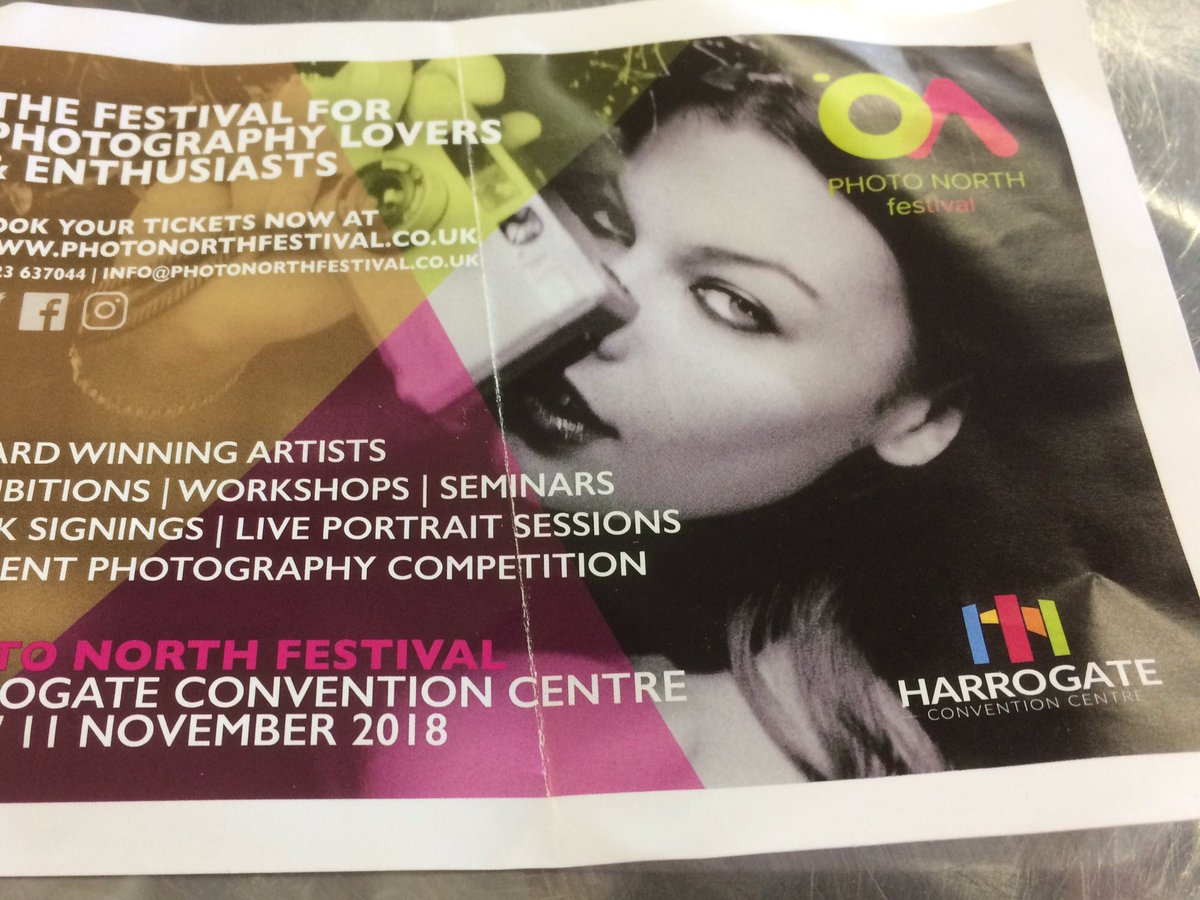 We are attending PHOTO NORTH FESTIVAL in Harrogate . It's being held at the Harrogate Conference Centre. It's amazing , if your local or not just travel here we have !!!