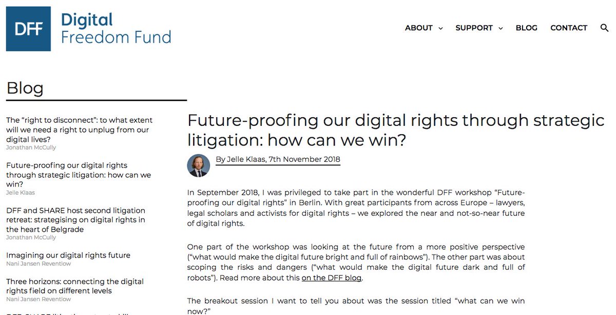 df_fund's tweet photo. How can we identify cases that grab the attention of a wider audience and build a strong, cross-disciplinary movement for digital rights? @AdvocaatKlaas explores "how can we win?" on the DFF blog: https://t.co/NgwDKEkyzO
#strategiclitigation #digitalrights #futurerights https://t.co/6K3lioMgzW