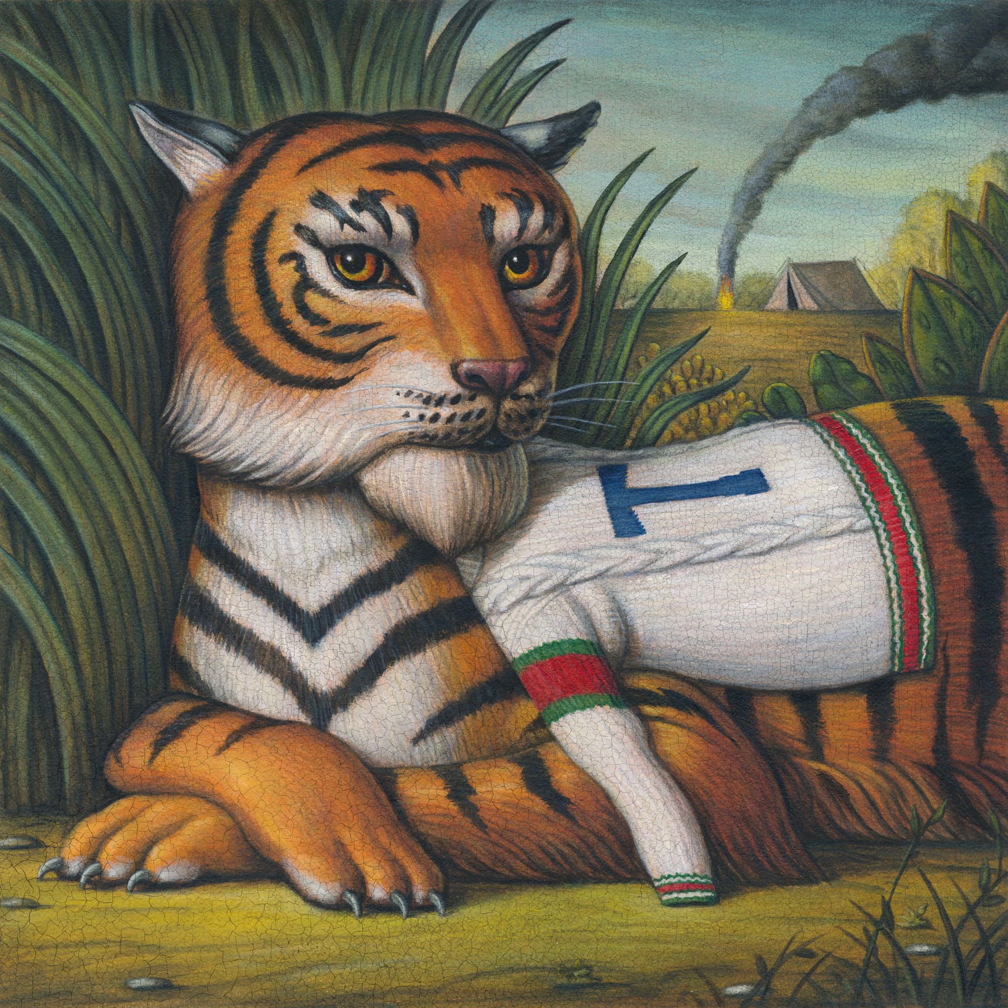 gucci two tiger t shirt