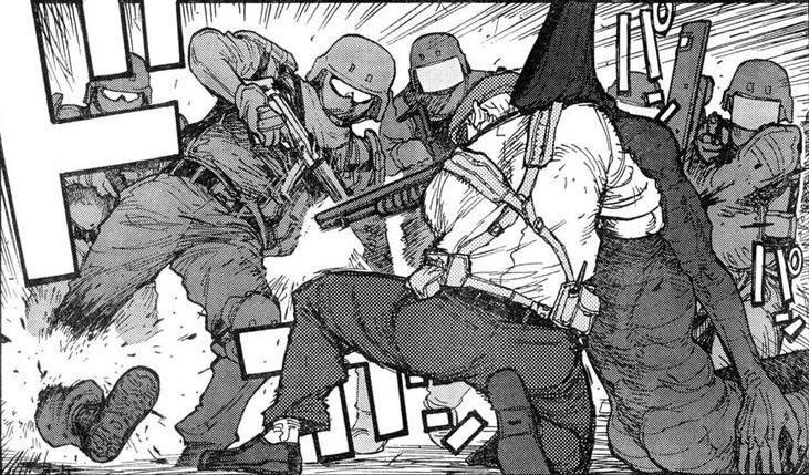 シュヴァンツ フォッツェ 亜人 の佐藤 さん めちゃくちゃ強くてカッケぇ 警察は歯が立たず ましてや戦闘のプロの自衛隊が数百人で掛かっても佐藤さん相手に全滅 射撃や格闘も 動きに無駄がなくて カッコいいし こんな人 惚れないわけがないでしょおがぁ