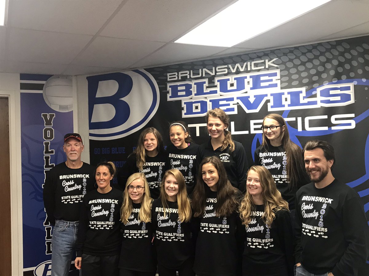 Good luck to the Girls Cross Country who will complete today at the state championship meet! #GoBigBlue <a href="/BrunswickXC/">Brunswick XC</a> <a href="/BCSDBrunswickHS/">Brunswick High School</a>