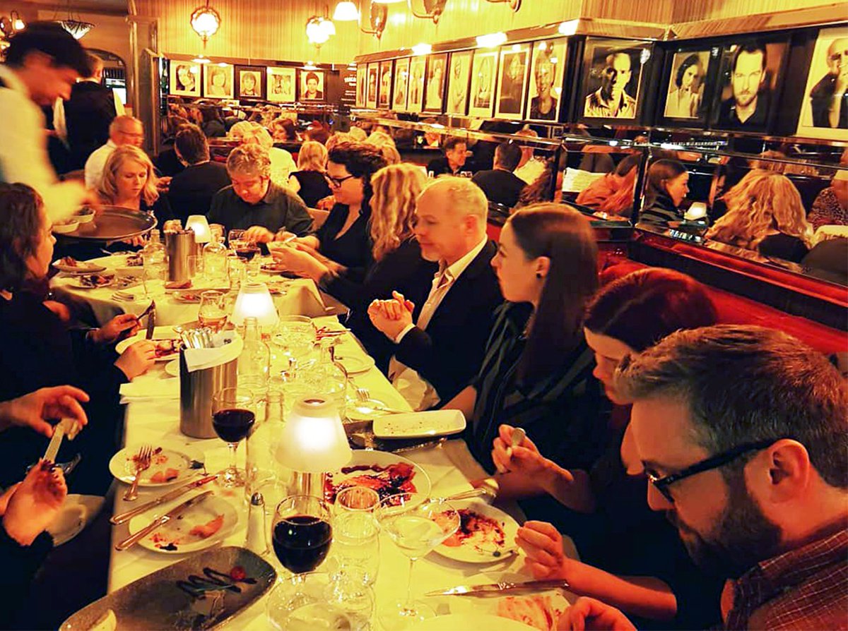 Trocadero Restaurant (@trocaderor) on Twitter photo What an absolute pleasure to have to cast of #RathminesRoad dining in Trocadero after an amazing run in the <a href="/AbbeyTheatre/">Abbey Theatre</a> with <a href="/Fishamble/">Fishamble: The New Play Company</a> last month!
See you all again soon! (📸: rebeccaroot1969) What an absolute pleasure to have to cast of #RathminesRoad dining in Trocadero after an amazing run in the <a href="/AbbeyTheatre/">Abbey Theatre</a> with <a href="/Fishamble/">Fishamble: The New Play Company</a> last month!
See you all again soon! (📸: rebeccaroot1969)
