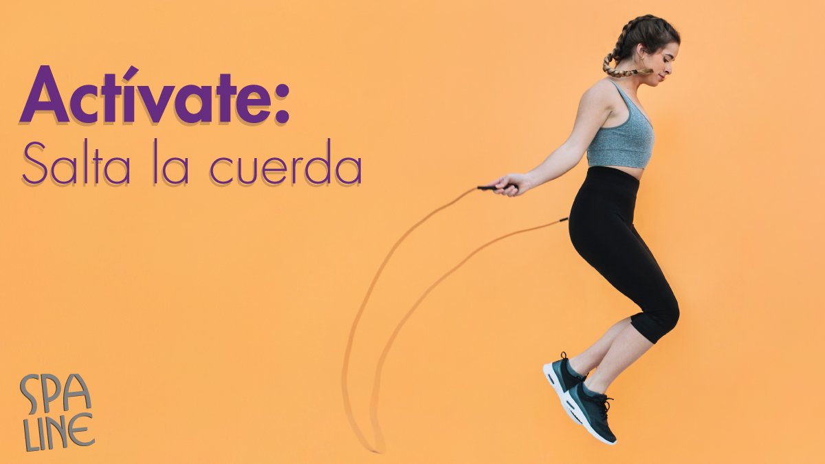 MundoSpaLine's tweet image. Saltar la cuerda aumenta la resistencia cardiovascular y mejora la coordinación, sin embargo las personas con lesiones en la cervical y las rodillas deben evitarlo.
#spaline #spalinecontigo #piel #pielsana #saltarcuerda #ejercicios