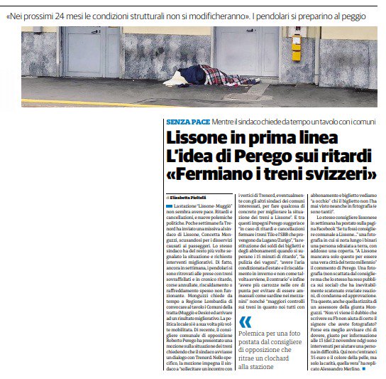 LIM_Perego's tweet image. Proposte concrete per migliorare la situazione dei treni a Lissone #trenord #lissone #lissoneinmovimento #pendolari