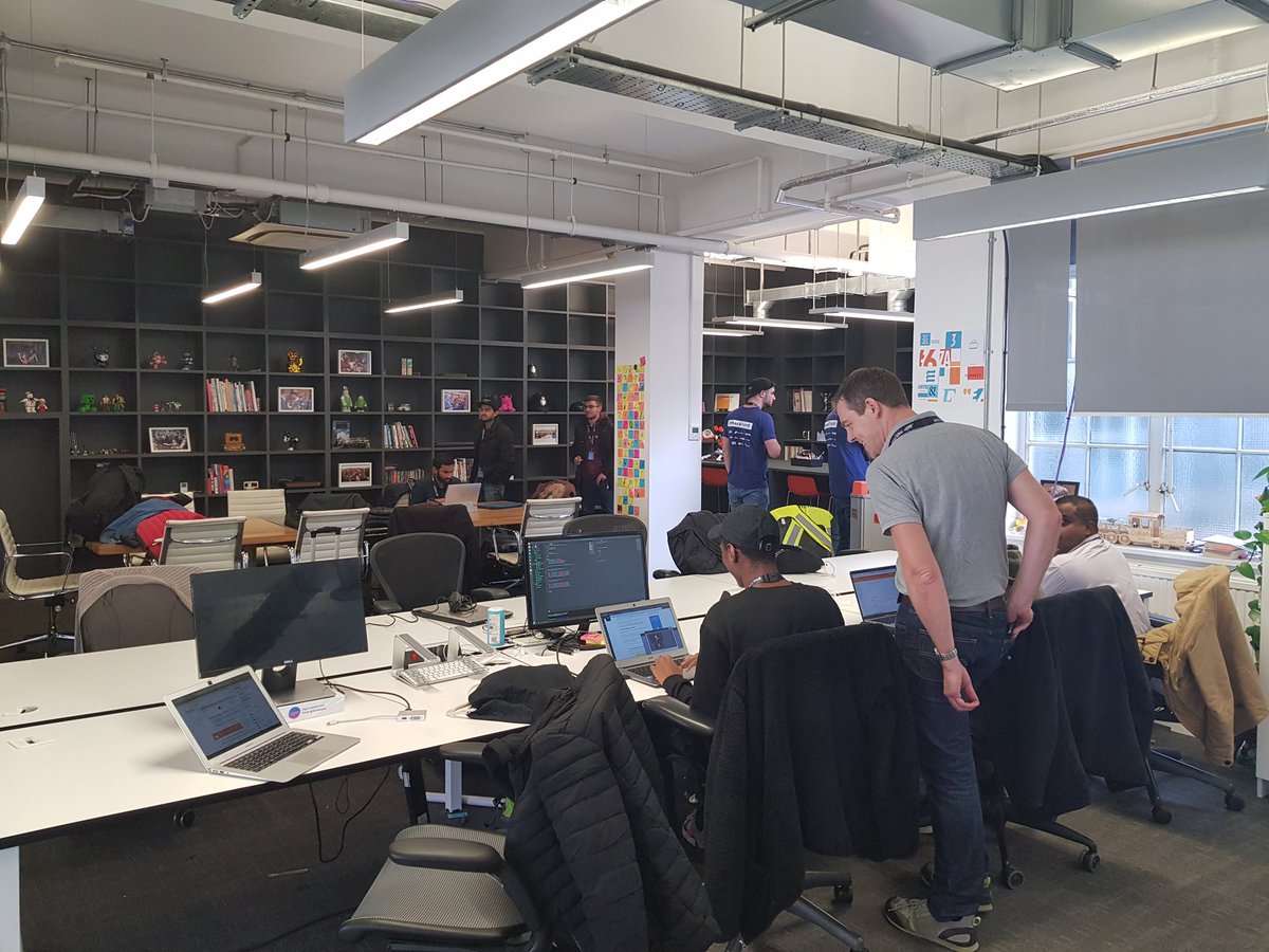 hackpartners's tweet image. We've arrived @ORMdigital's office! Big thank you to the #OhArEm team for letting us hack in your offices! #HackTrain5 #uktrain