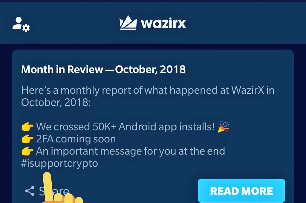 pushpendrakum's tweet image. Happy to see #isupportcrypto hashtag on @NischalShetty app.
#p2p 
#RETWEEET