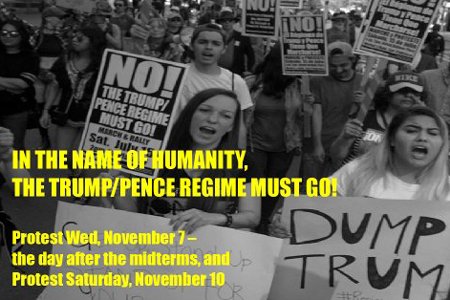 RevBooksNYC's tweet image. Today, 1:00pm at #WashingtonSquarePark Protest! In the name of humanity, the #trumppencemustgo