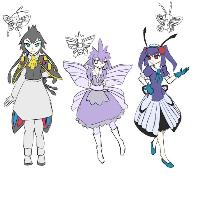 バタフリーのtwitterイラスト検索結果 古い順