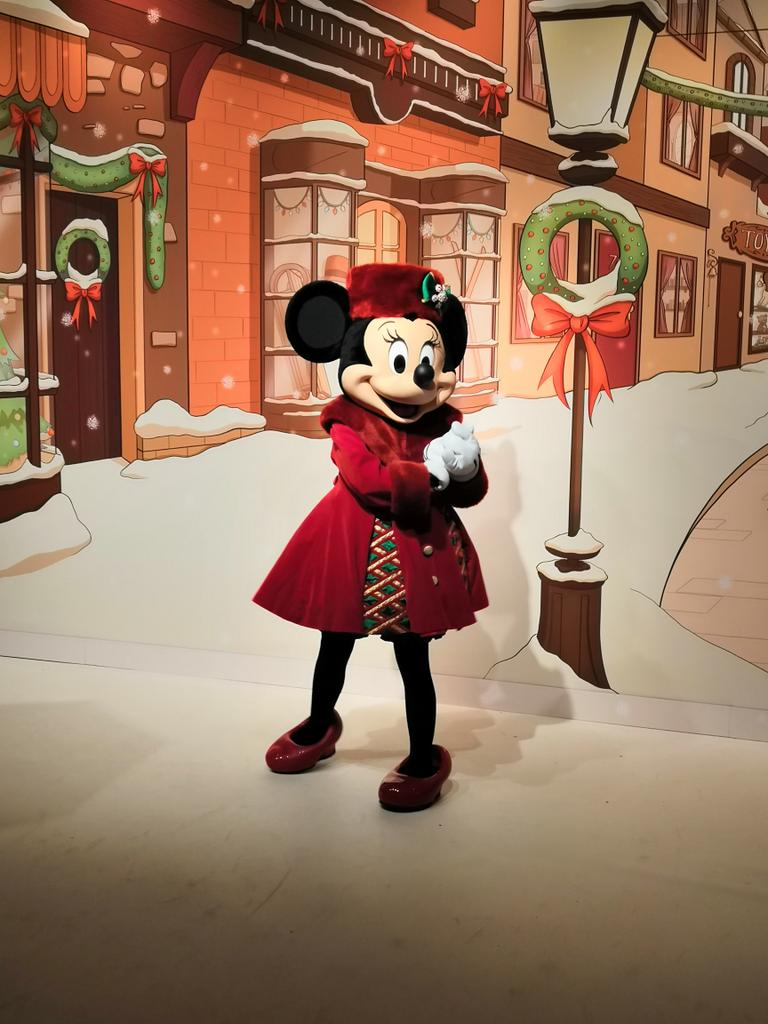 InsideDlpCastle's tweet photo. [DLP] 🎄

Minnie a revetue son beau costume de Noel 🎀❤️

#disneylandparis
#DisneylandParis
#DLP https://t.co/sLEKaYigsA