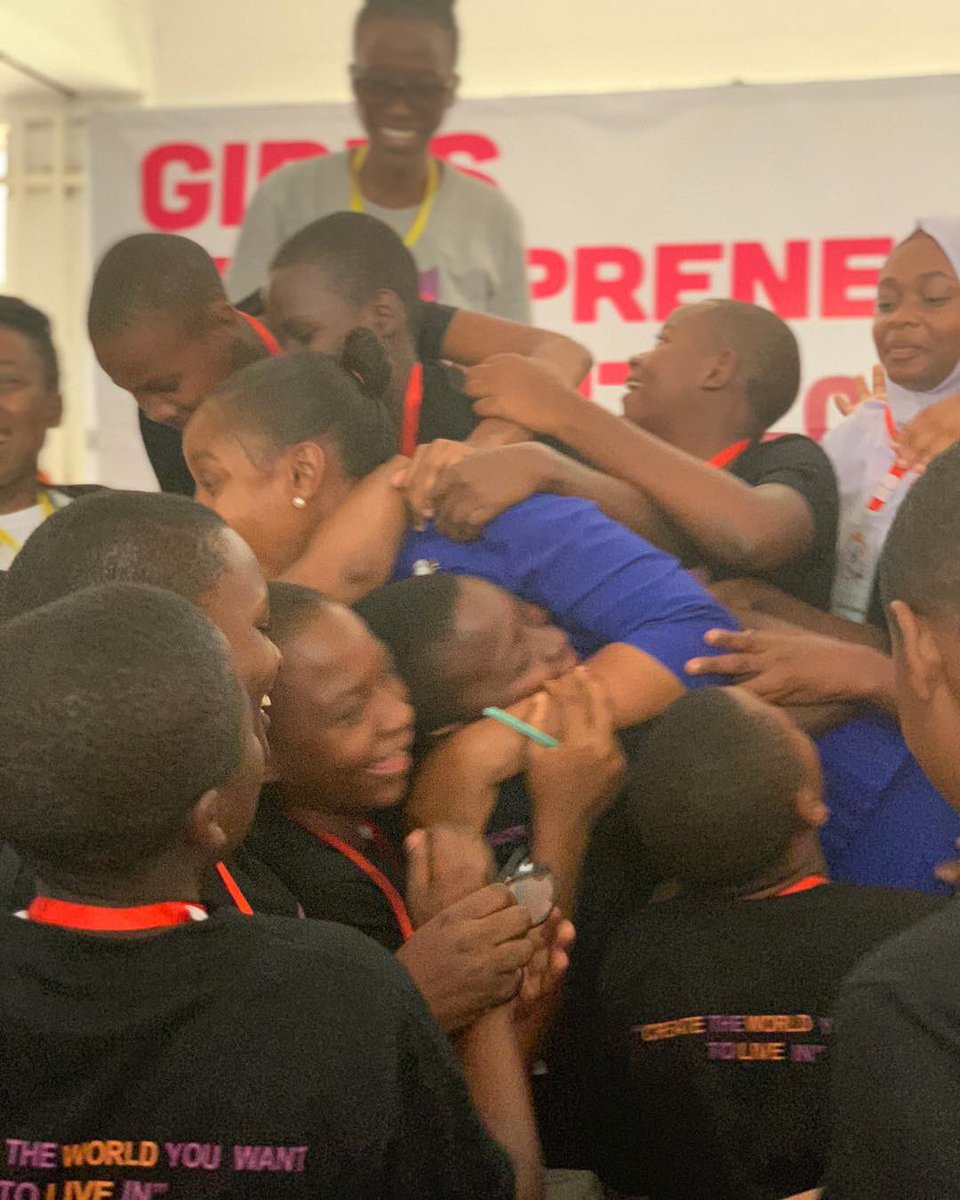 jokateM's tweet photo. Because kids are a blessing. 
Had so much fun and lots of learning with these girls today at the Girls Entrepreneurship Summit.  It’s all love. ❤️ https://t.co/kKoP2R5pv1