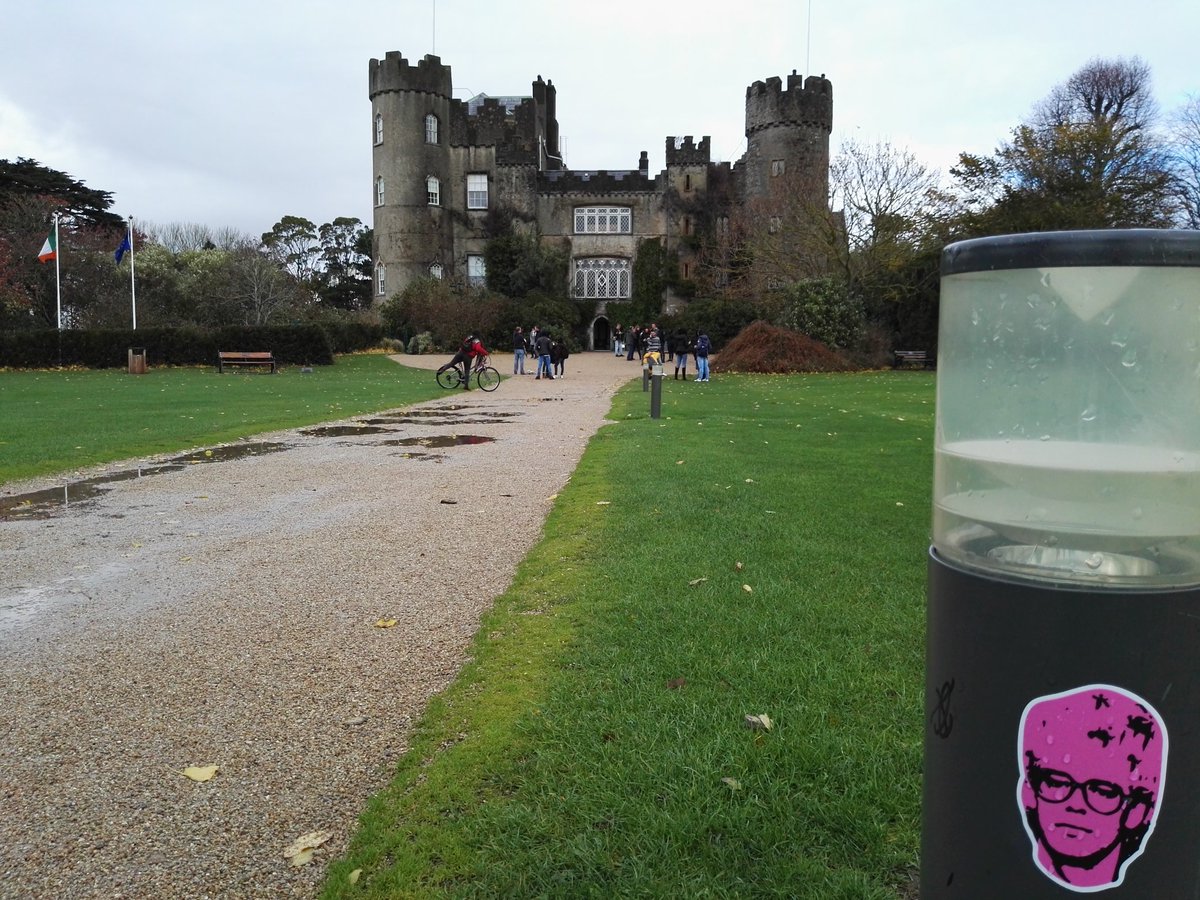 Came across a #PinkAdam at #Malahide #Castle...before the last night of #U2eiTour in #Dublin @U2 @pinkadam4ever @MalahideCastleG #U2 #MalahideCastle #Ireland