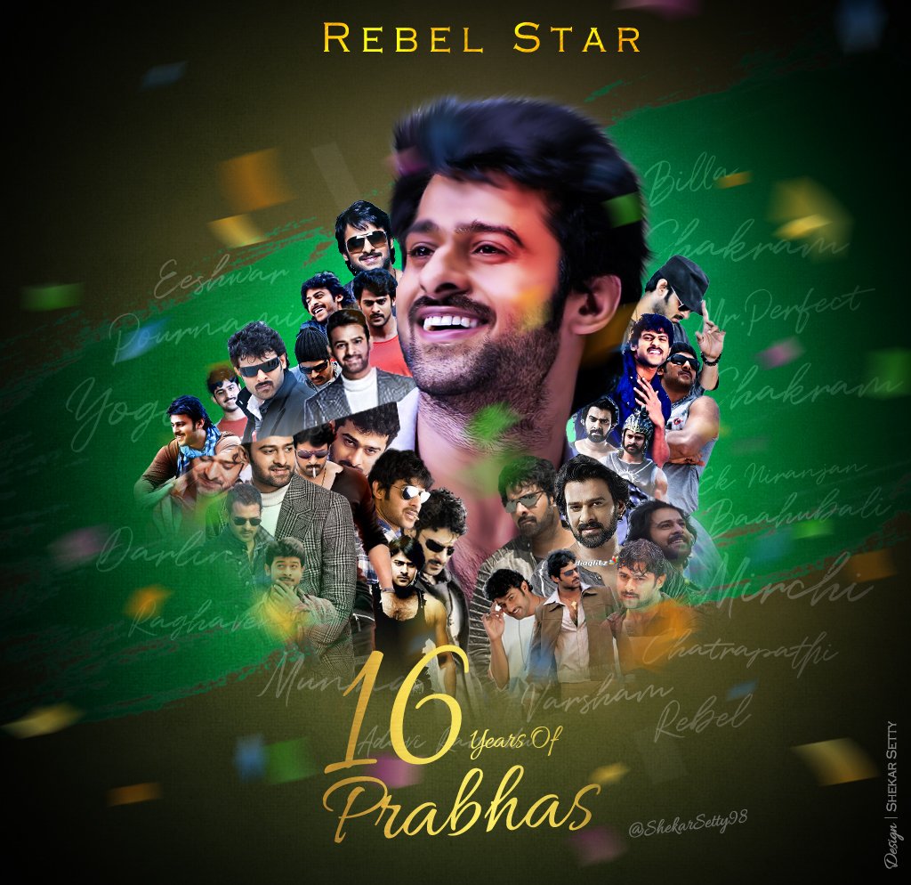 TrendsPrabhas's tweet photo. Let's Do it Rebels 
Here is tag 
👉 #16GloriousYearsOfPrabhas 👈 https://t.co/ui8pCSAuQg