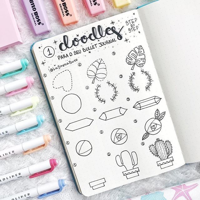 Notebook Therapy on X: What are your bullet journal essentials? 💛  @lazyeggdesk has documented some of hers on this lovely page of doodles 💕 # notebooktherapy - Shop all these essentials, bujos, mildliners