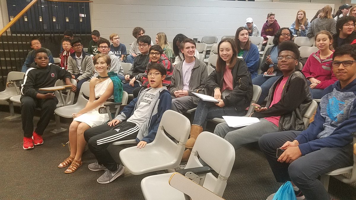 hhslatin's tweet photo. @houstonhighGMSD Latin scholars are competing in the 11th Annual Fall Festivus at MUS this morning! #WeAreHouston https://t.co/GhutZ9Wawo