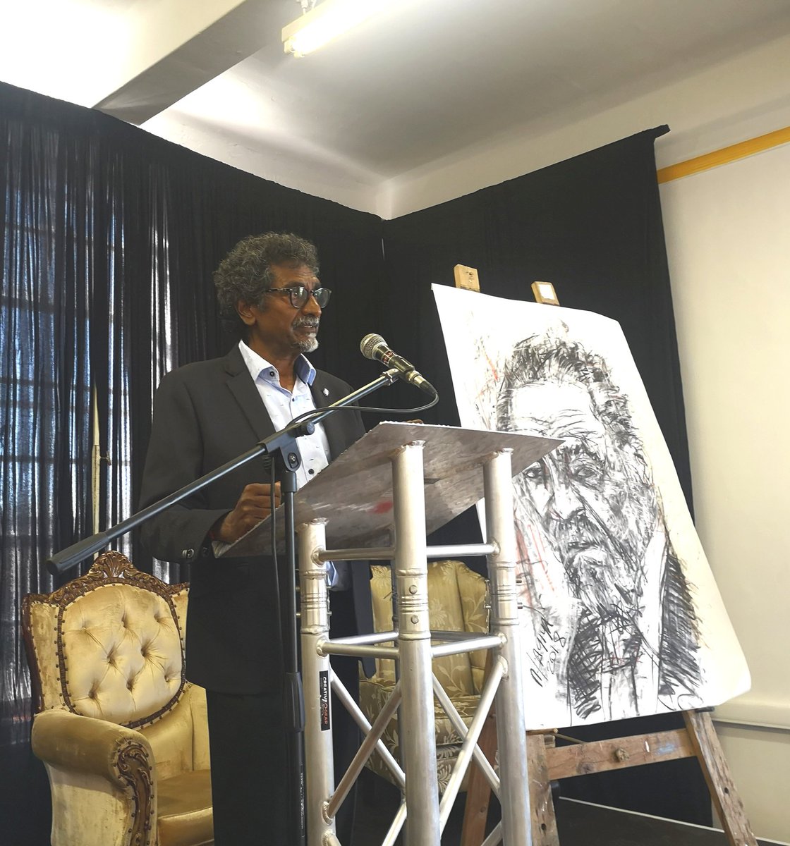 inheinsight's tweet photo. #GerwelEvent Anger an enormous force if channeled > service of humanity - @Jay_Naidoo at @JakesGerwel Commemorative Celebration #livingethically #ethicsofprivilege @UWConline https://t.co/hm2DR3550n